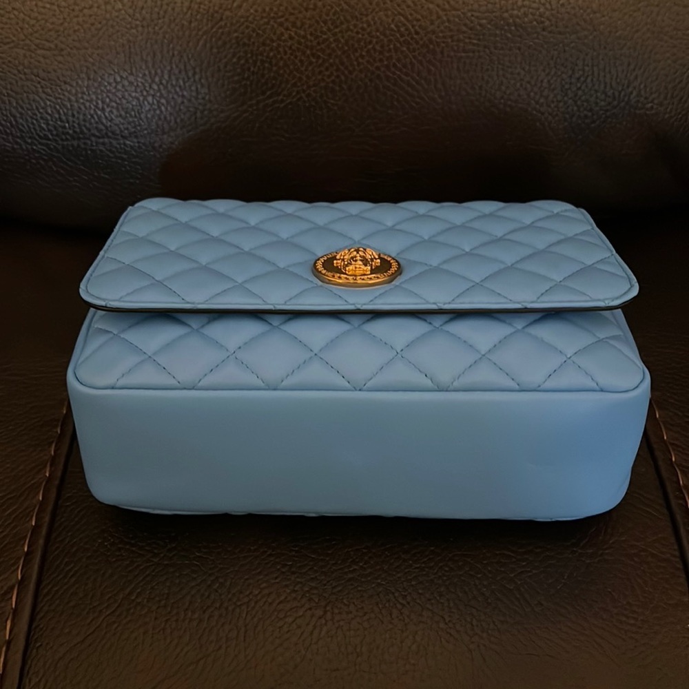 SALE! Versace La Medusa icon medium Quilted leather shoulder crossbody bag  NEW - Picture 8 of 13